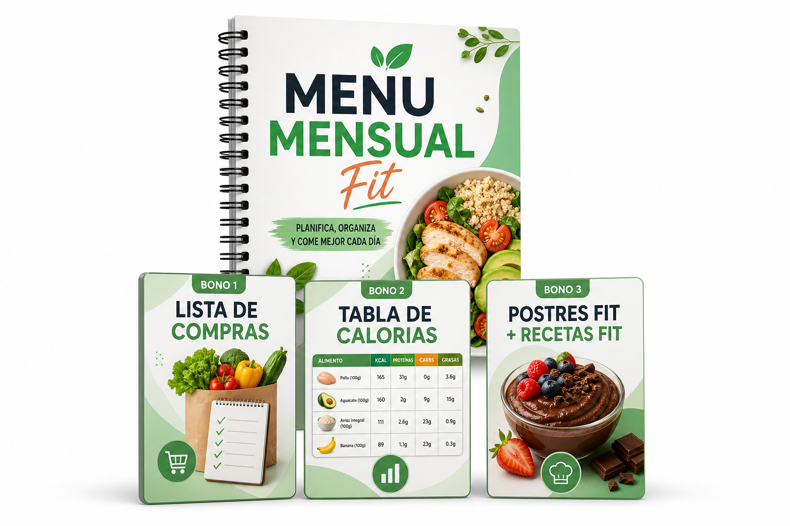 Menu Mensual Fit con bonos TipFit Express
